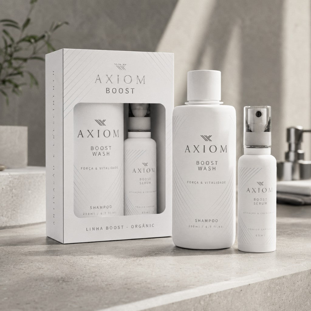 Kit Shampoo Boost Wash 200ml + Tônico Capilar Boost Sérum 65ml