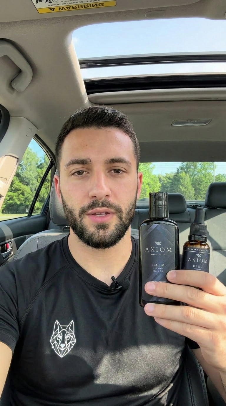 Kit Axiom Clássico Black – Balm e Óleo para Barba